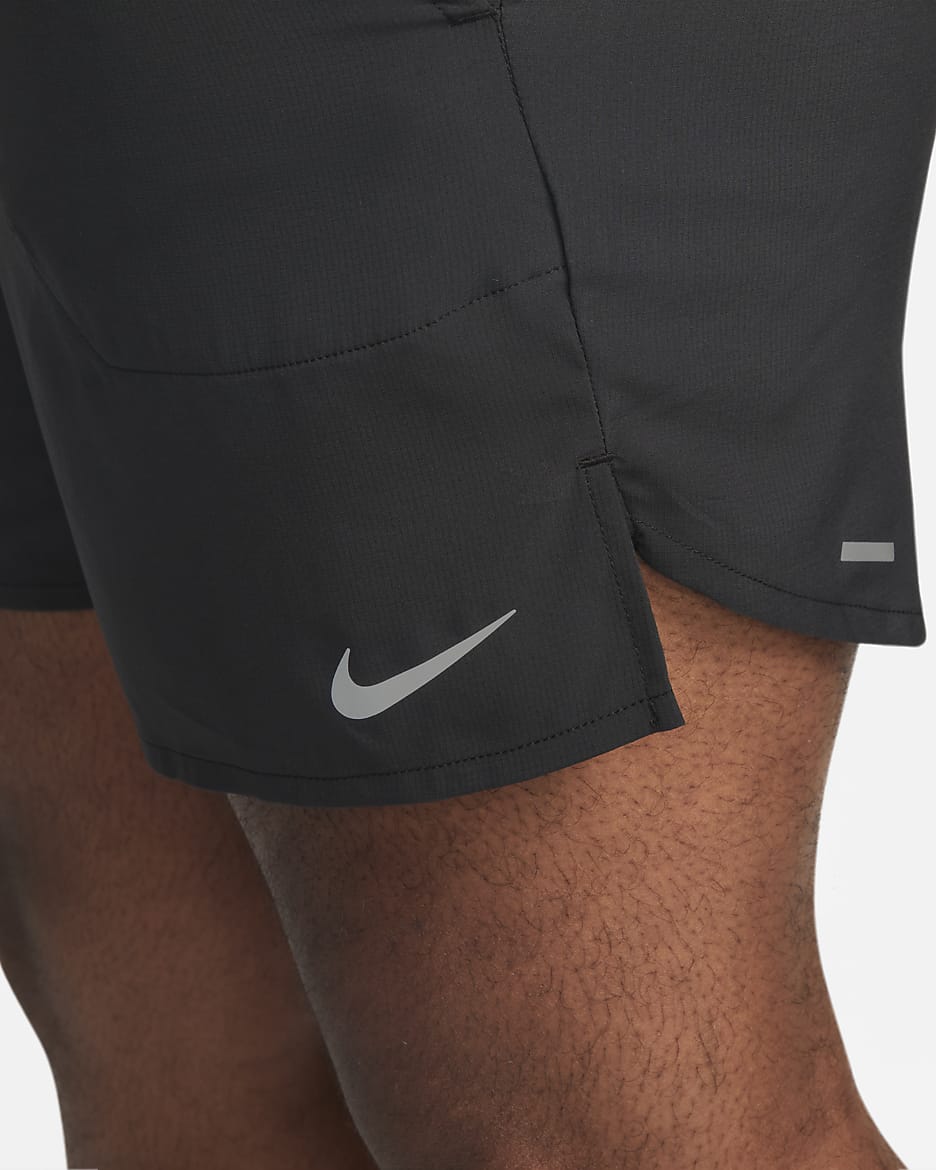 Nike Stride Men s Dri FIT 18cm approx. Brief Lined Running Shorts. Nike AU